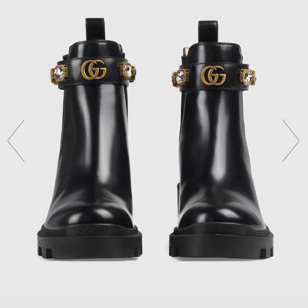 LIKE NEW IN BOX Gucci ankle boots(worn 1 time)